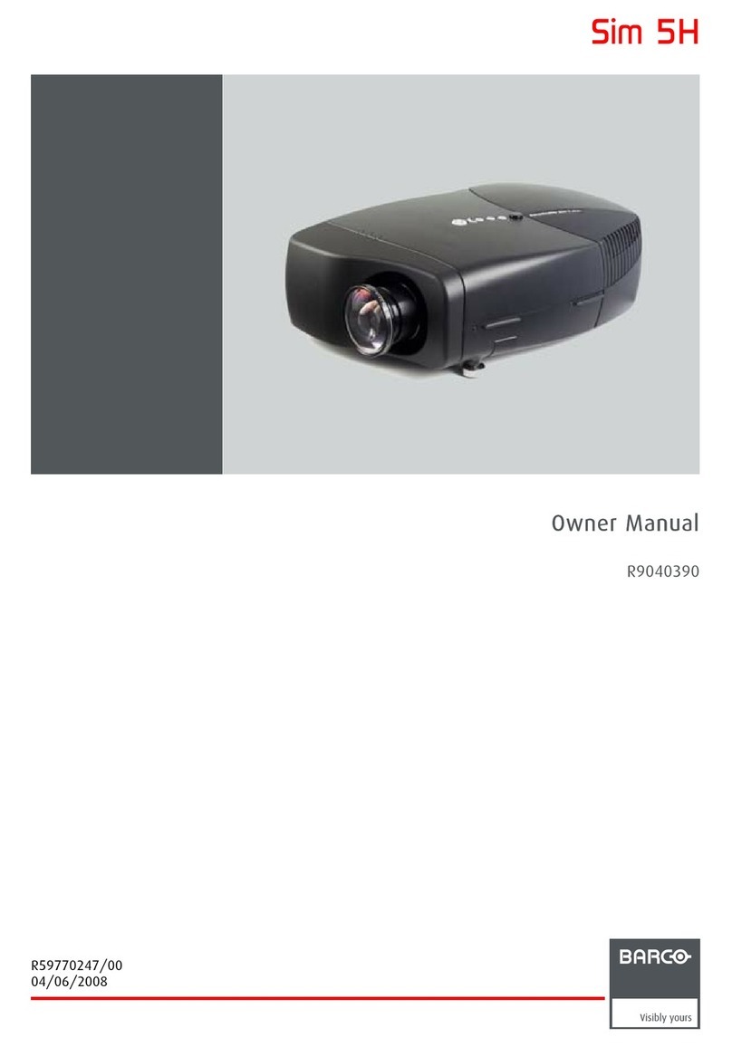 Barco SIM 5H User manual Barco SIM 5H User manual