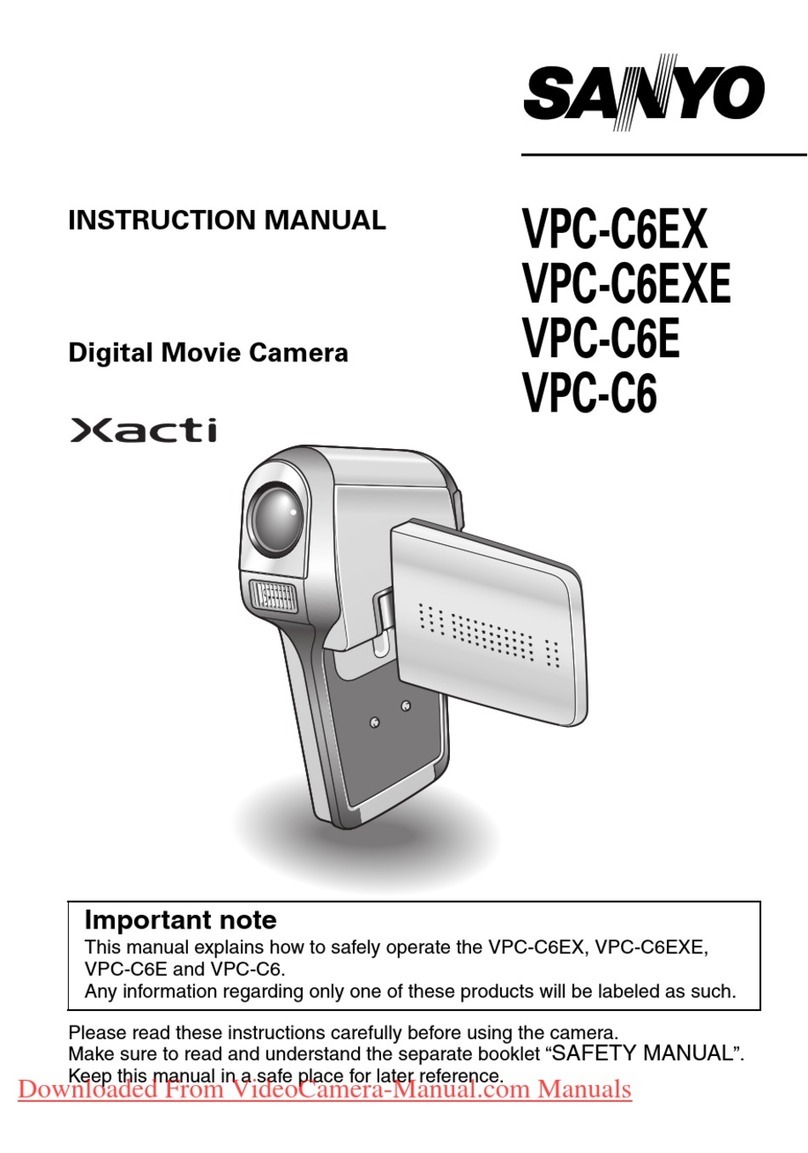 Sanyo Xacti VPC-C6EX User manual