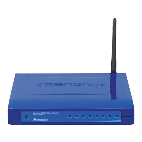 TRENDnet TEW-435BRM - 54MBPS 802.11G Adsl Firewall M Quick installation guide