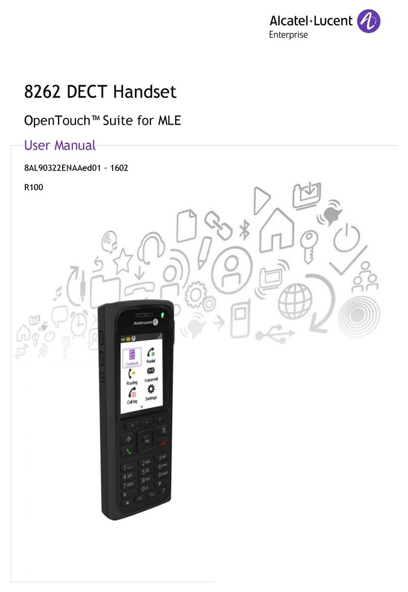 Alcatel-Lucent 8262 user manual