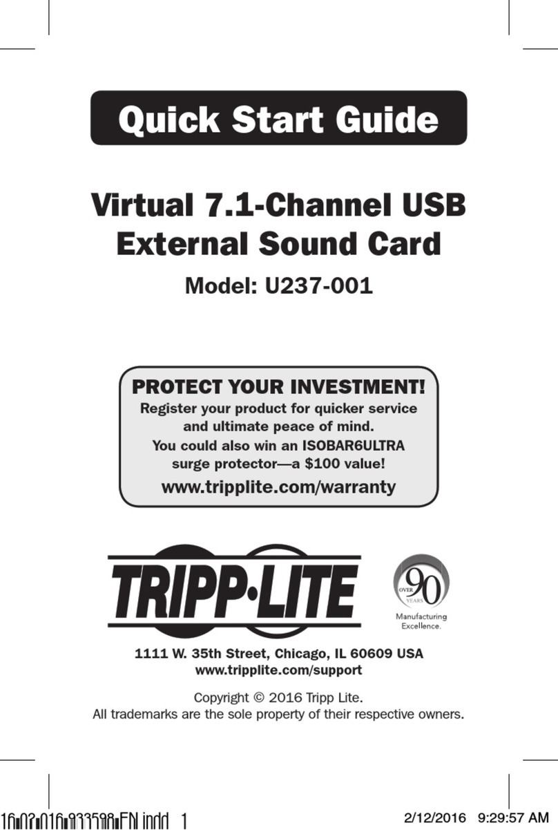 Tripp Lite U237-001 User manual