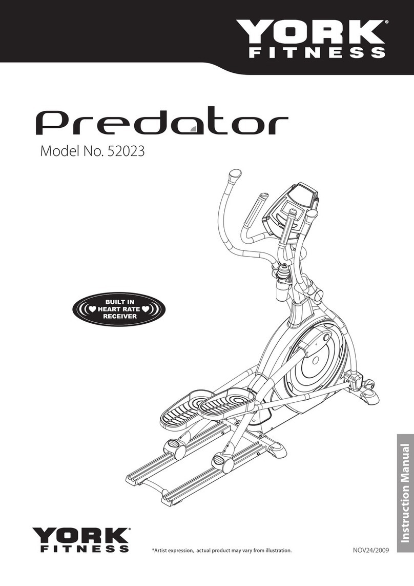 York Fitness PREDATOR 52023 User manual
