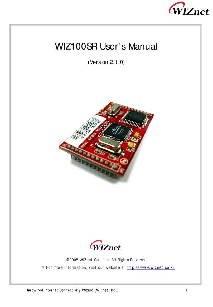 Wiznet WIZ100SR user manual