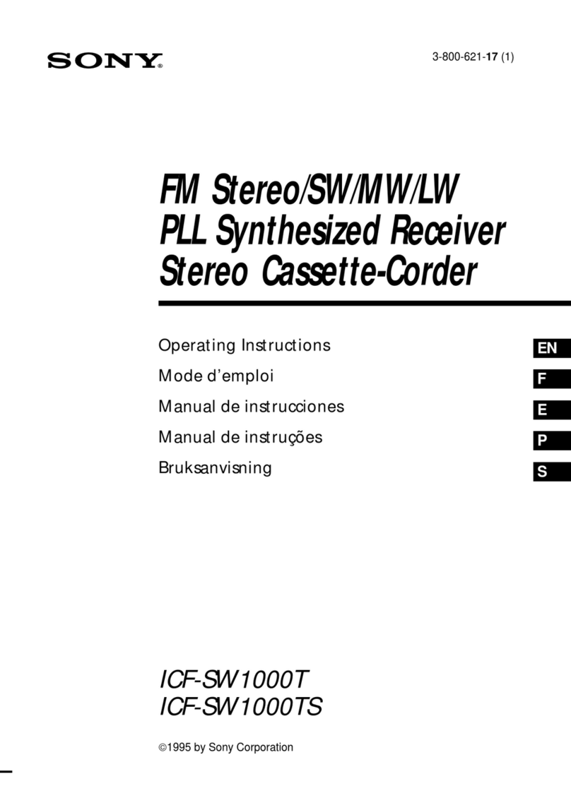 Sony CF-SW1000T User manual Sony CF-SW1000T User manual