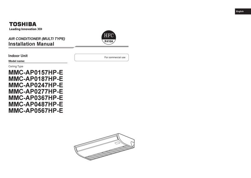 Toshiba MMC-AP0157HP-E (TR) User manual