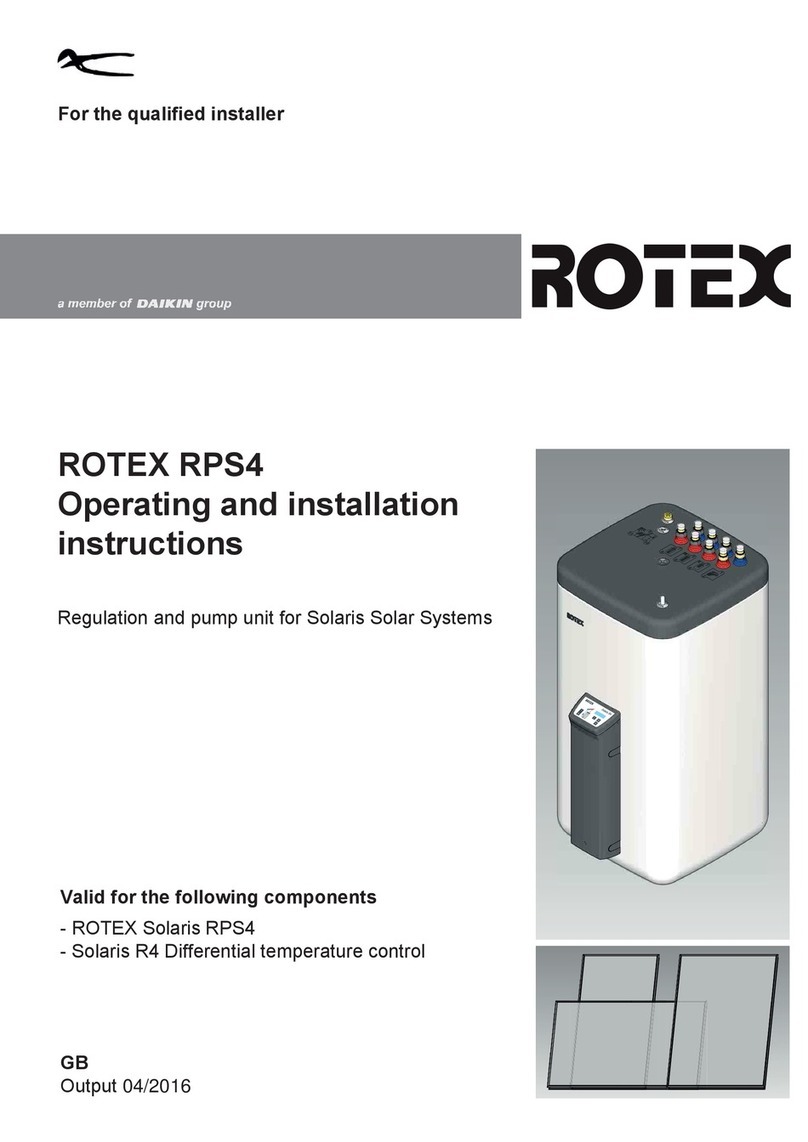 Rotex RPS4 Operating and installation instructions Rotex RPS4 Operating and installation instructions
