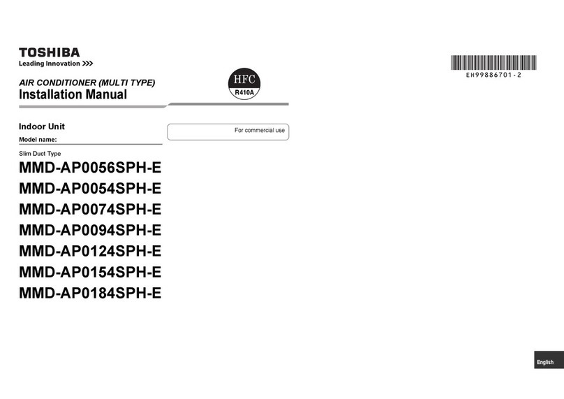 Toshiba MMD-AP0056SPH-E User manual