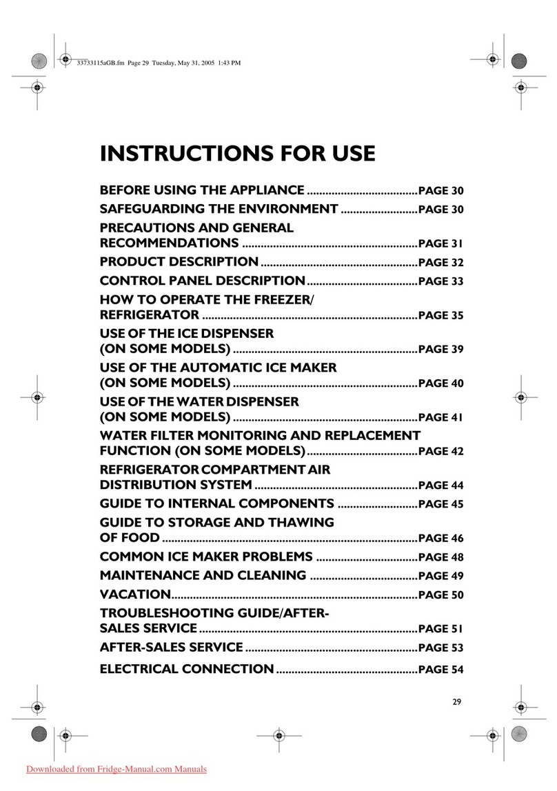 Whirlpool FRWW36AF25 Instructions for use