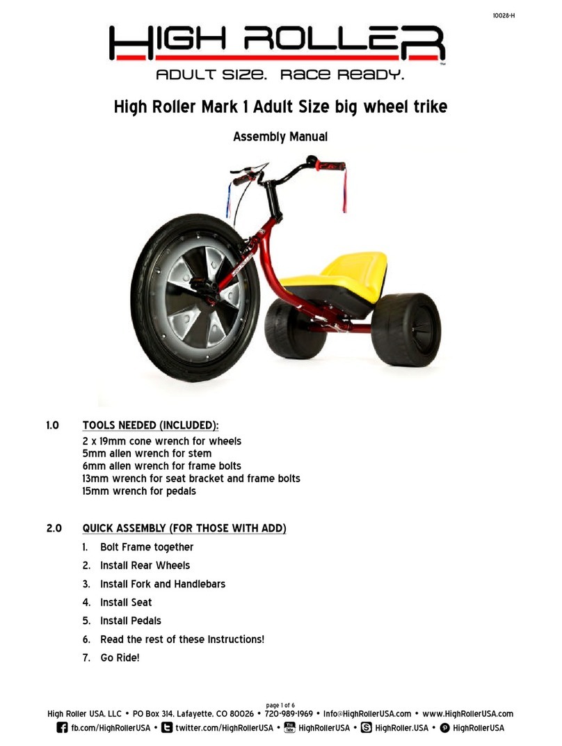 High Roller Mark 1 Assembly manual