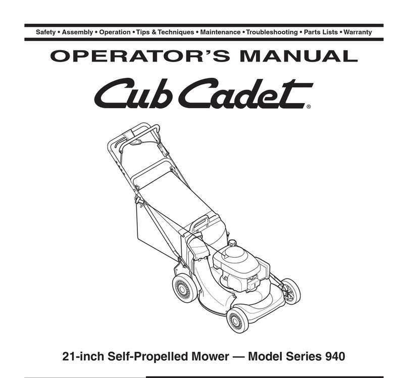 Cub Cadet 940 Series User manual