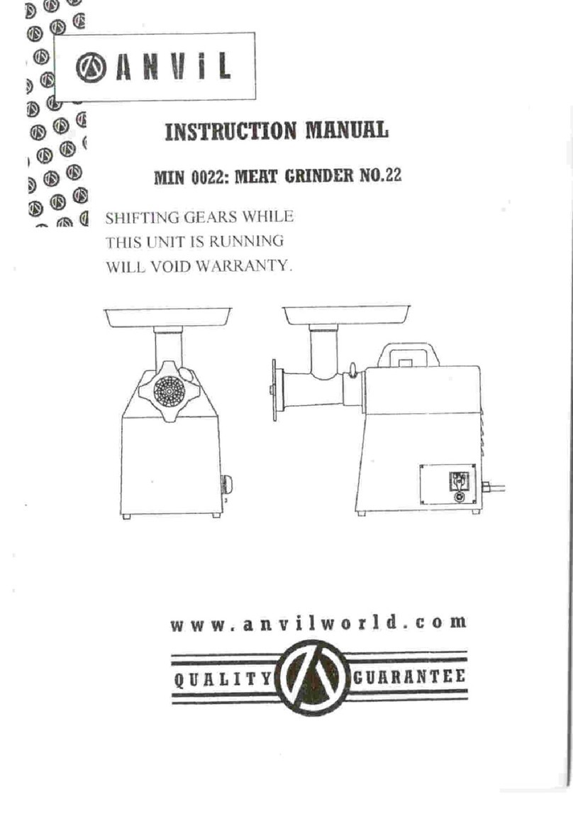 Anvil MIN 0022 User manual