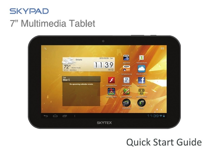 Skytex SKYPAD 722 User manual