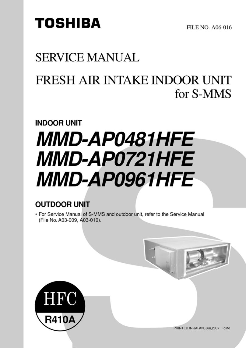 Toshiba MMD-AP0481HFE User manual Toshiba MMD-AP0481HFE User manual