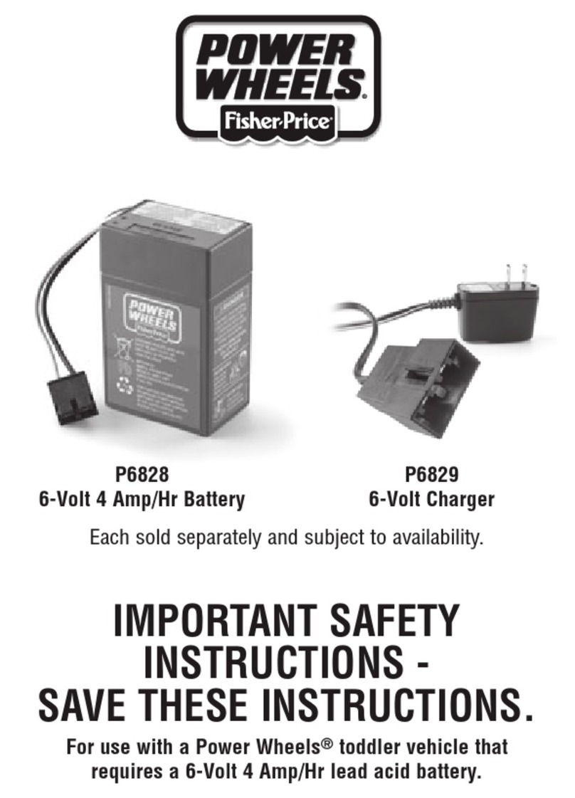Power Wheels P6829 instructions