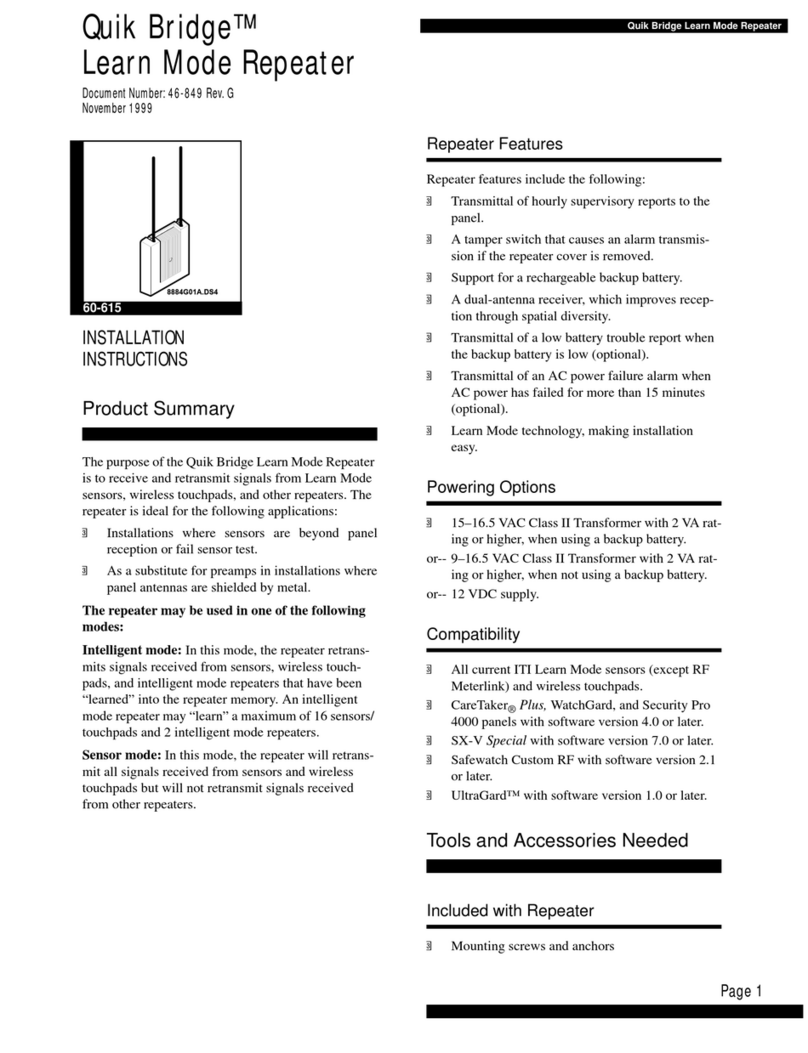 ITI Quick Bridge 60-615 installation instructions