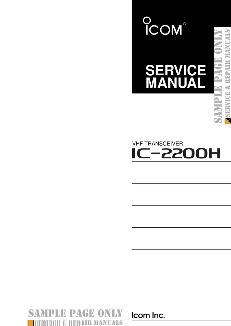 Icom IC-2200H Service manual