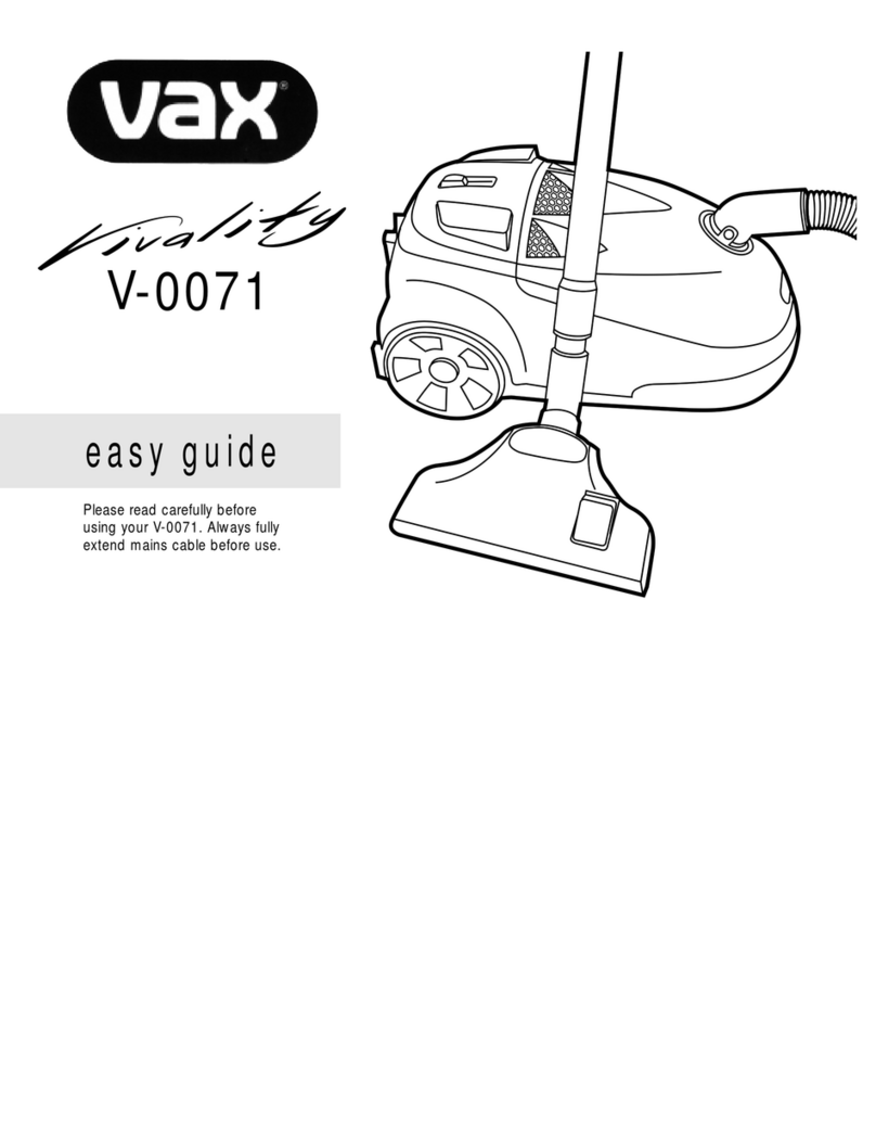 Vax Vivality V-0071 Product information sheet Vax Vivality V-0071 Product information sheet