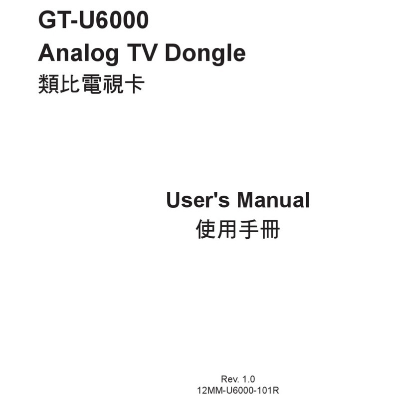Gigabyte GT-U6000 User manual