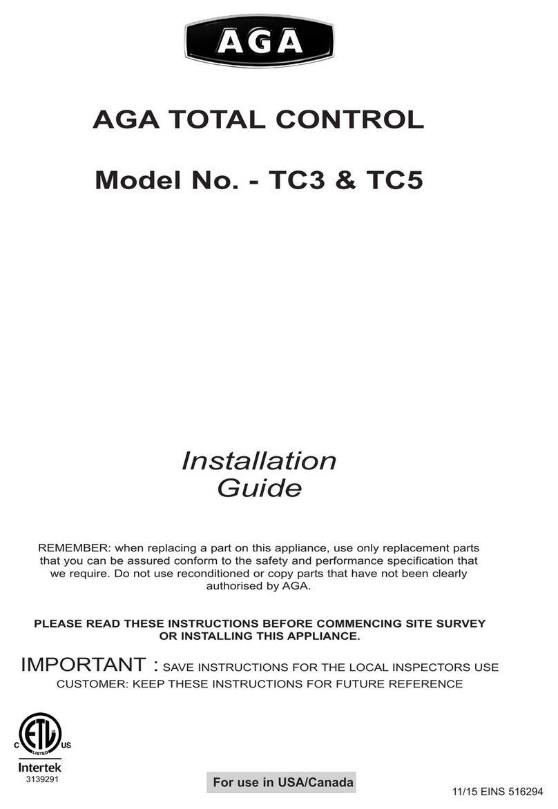 AGA TC3 User manual