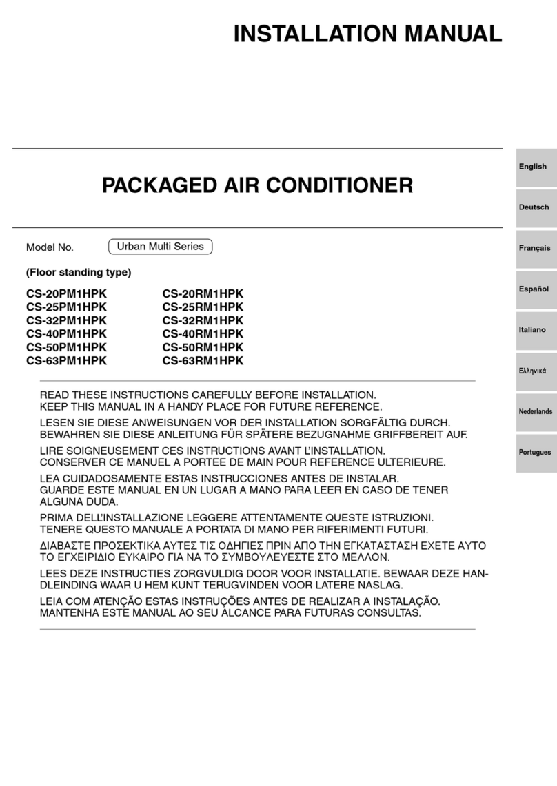 Panasonic CS-20PM1HPK User manual