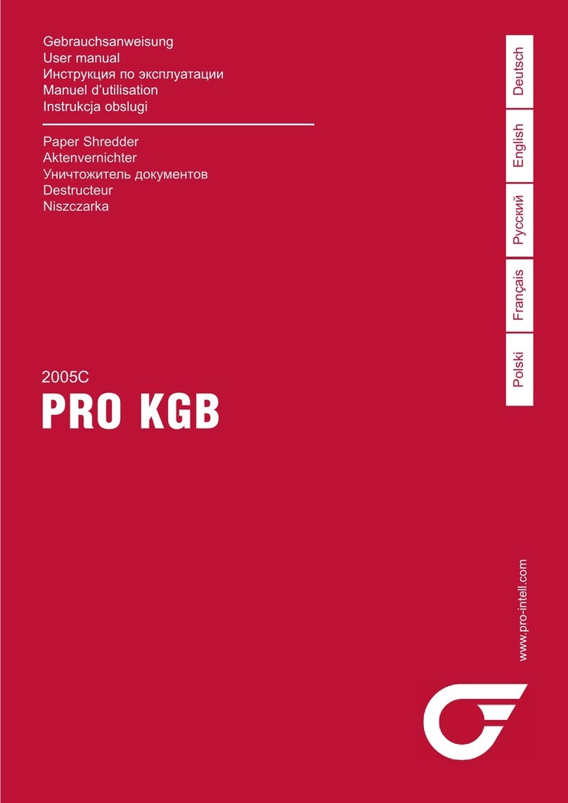 PRO Intellect Technology KGB 2005C User manual