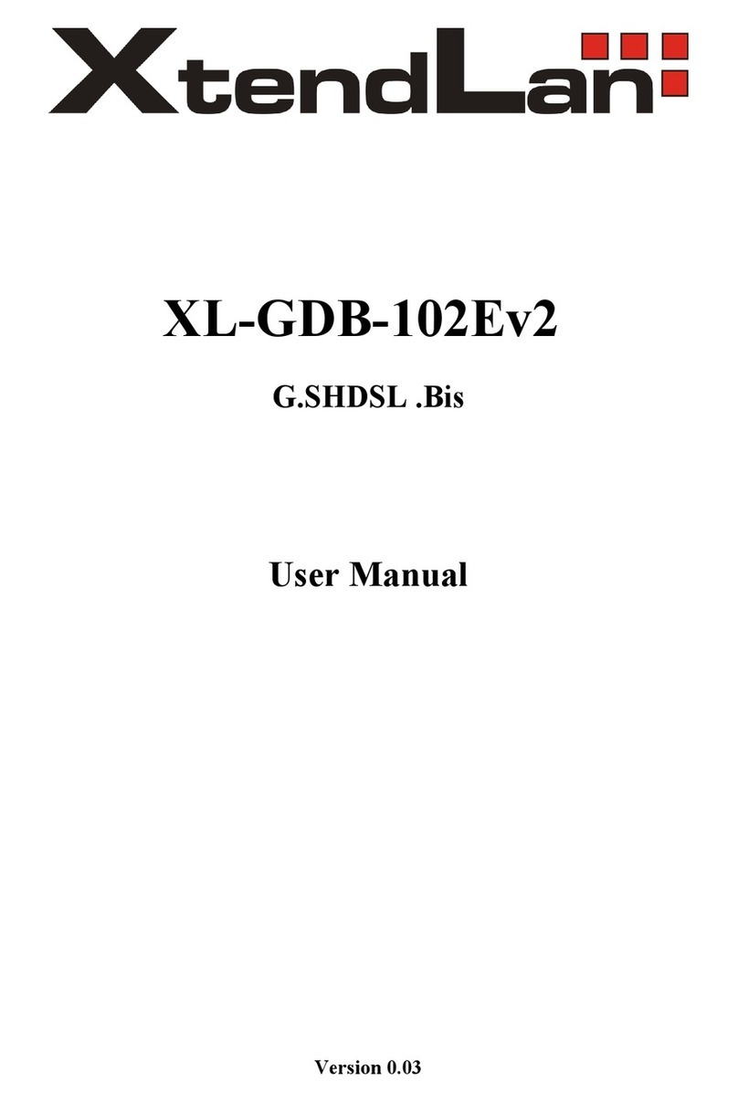 XtendLan XL-GDB102E user manual