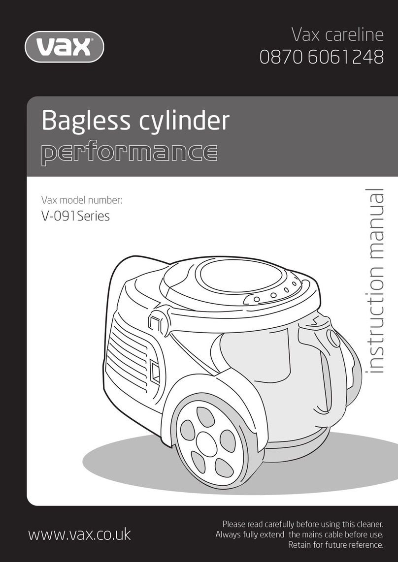 Vax V-091Series User manual