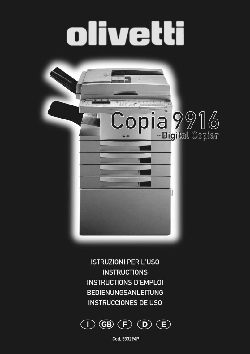 Olivetti Copia 9916 User manual