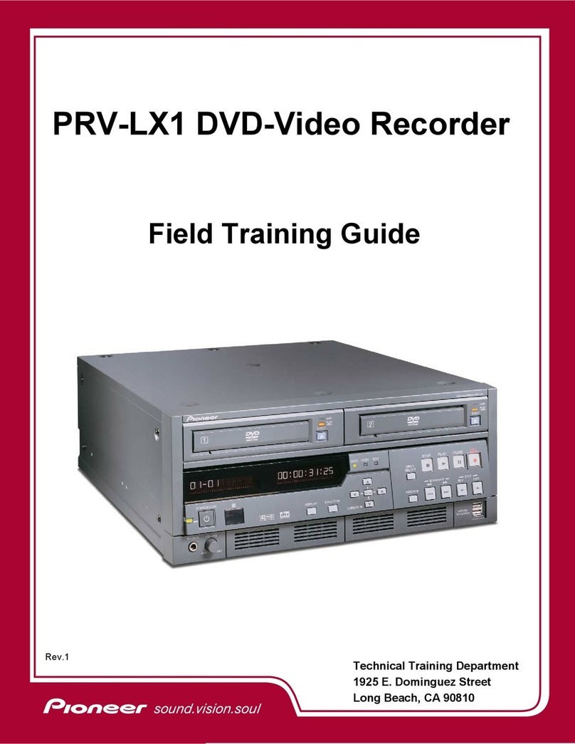 Pioneer PRV-LX1 Setup guide