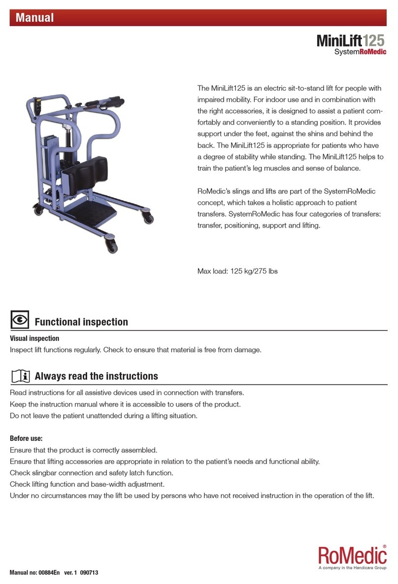 RoMedic MiniLift125 instructions