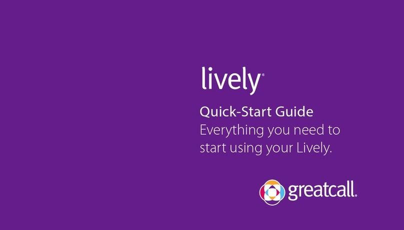 GreatCall lively quick start guide