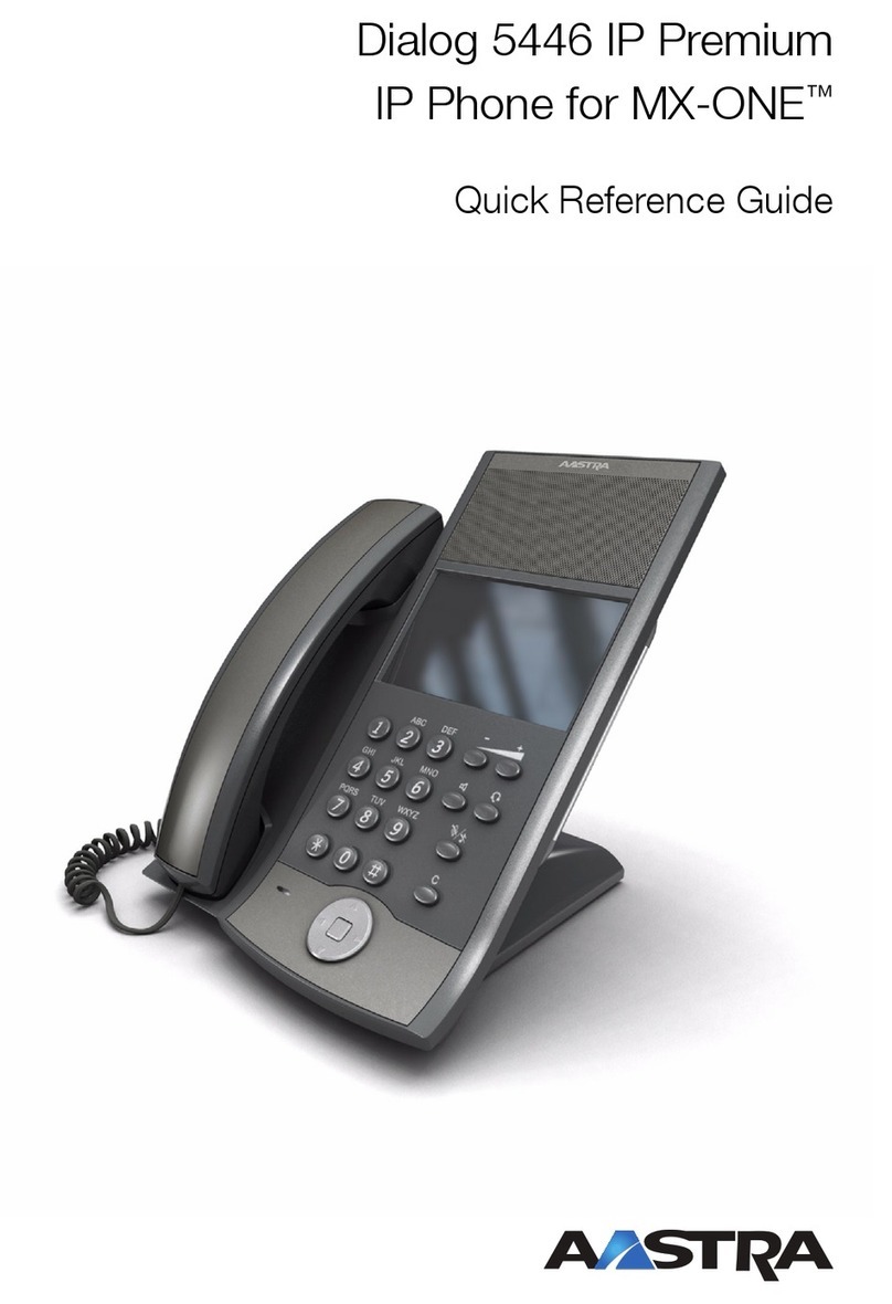 Aastra Dialog 5446 IP Premium User manual