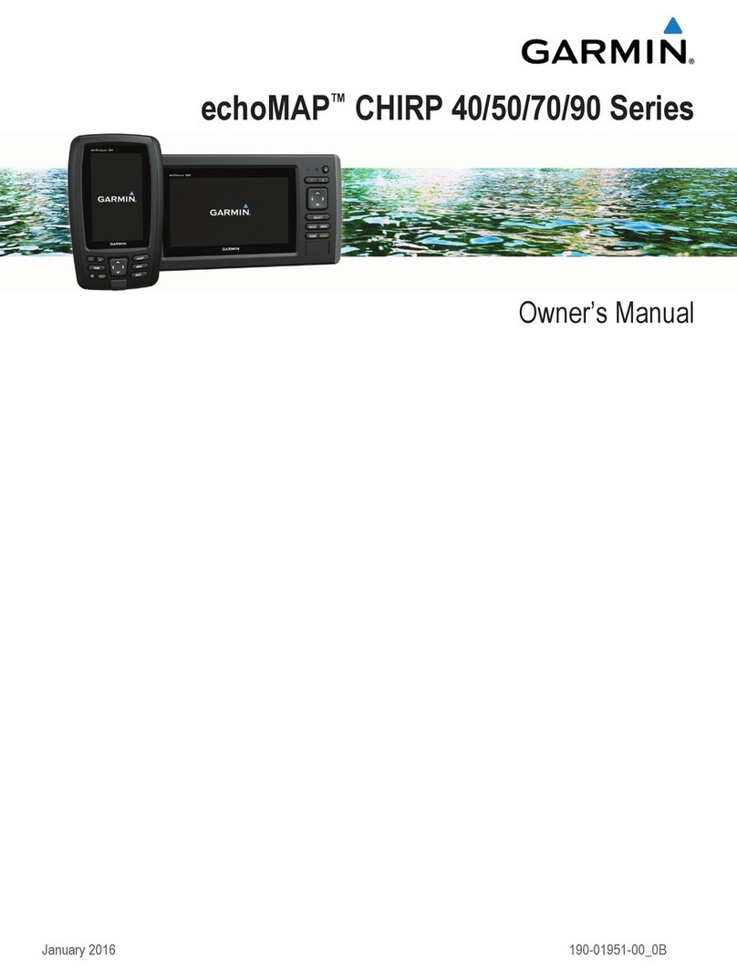 Garmin echomap chirp 40 series owner's manual