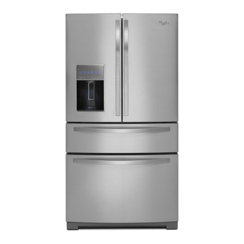 Whirlpool wrx988sibm01 User manual Whirlpool wrx988sibm01 User manual