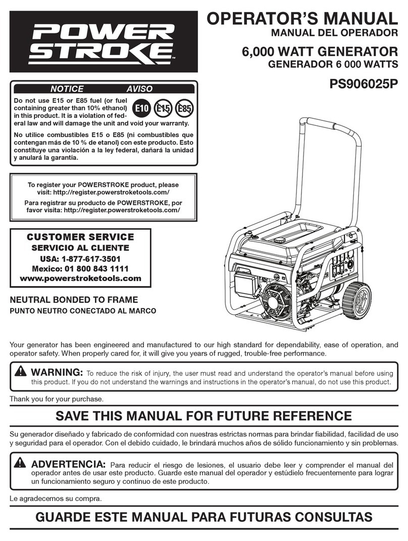Power Stroke PS906025P series Operator's manual Power Stroke PS906025P series Operator's manual