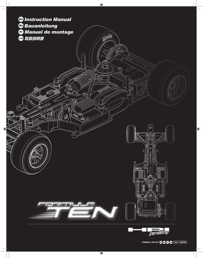 HPI Racing Formula TEN instruction manual