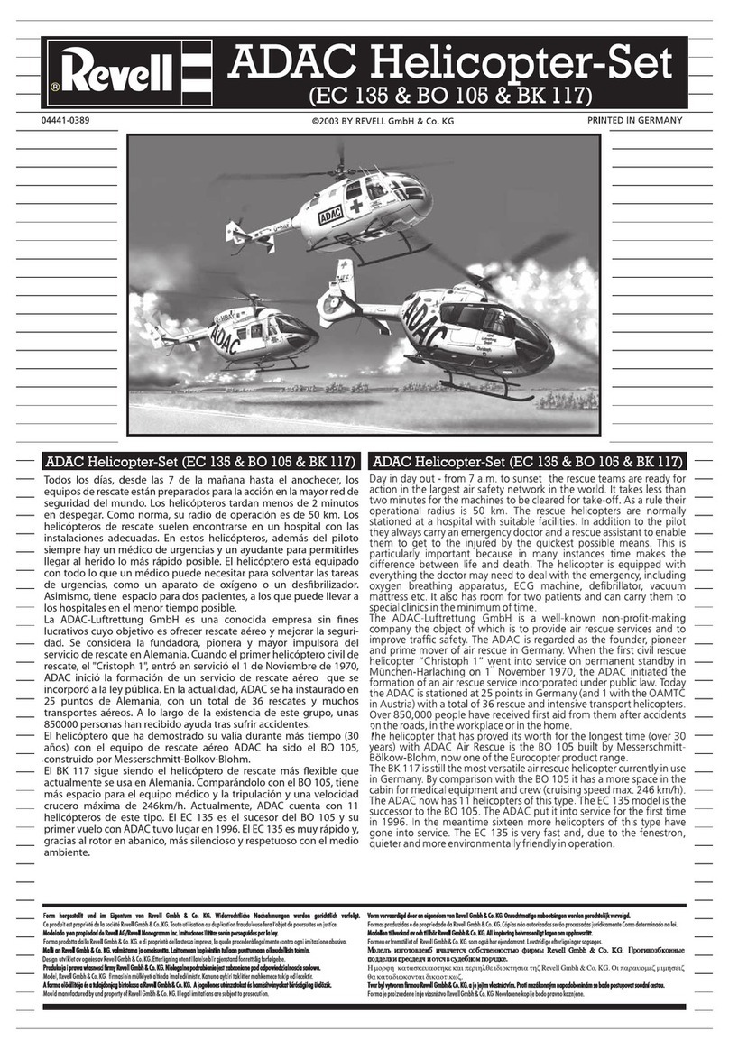REVELL Eurocopter EC135 User manual