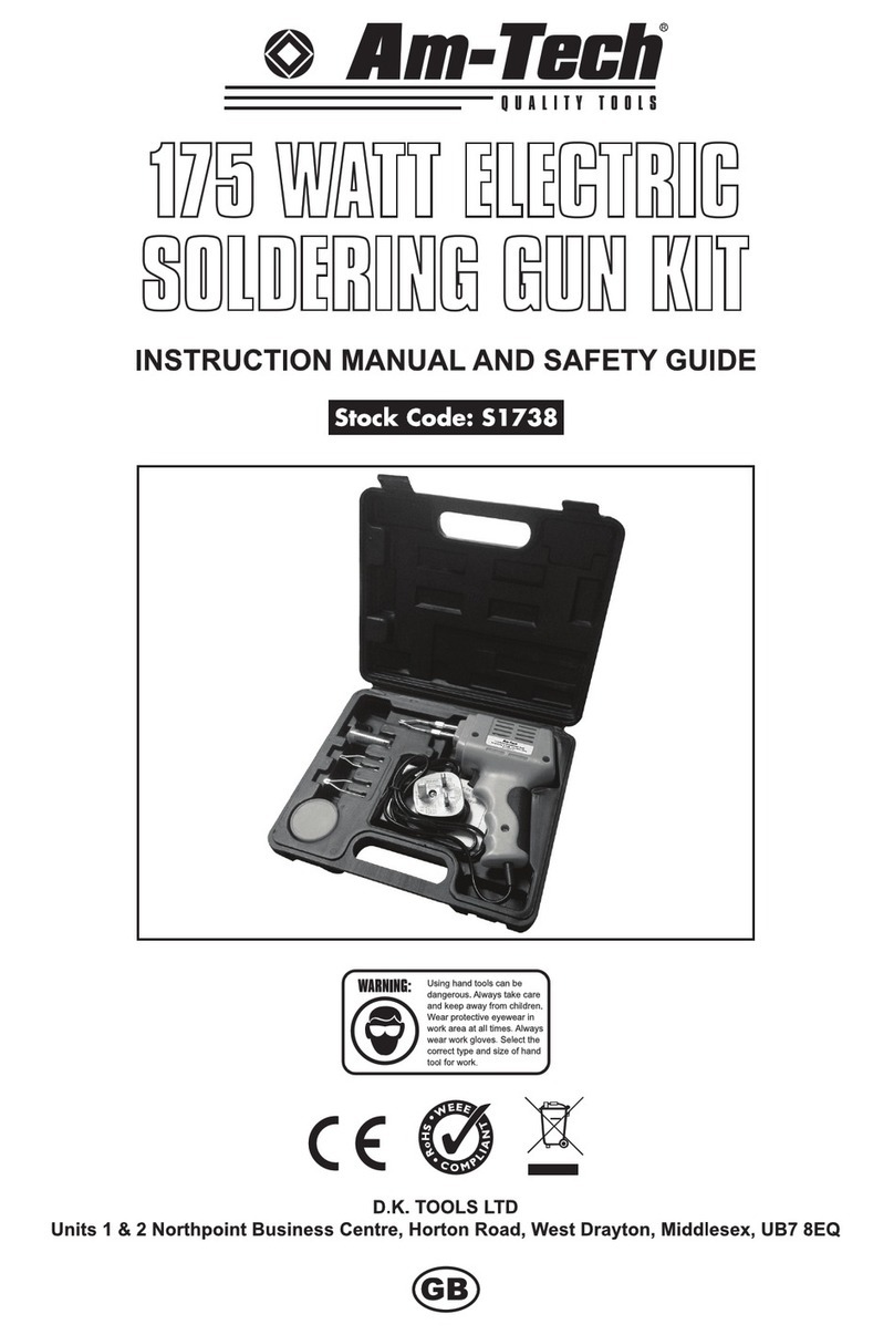 AM TECH S1738 Instruction manual & safety guide