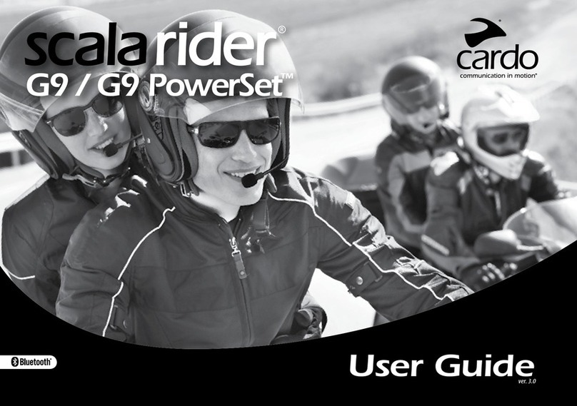 Cardo Systems scalarider g9 User manual