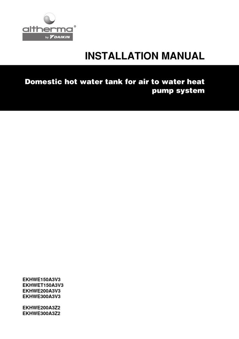 Altherma EKHWE150A3V3 installation manual Altherma EKHWE150A3V3 installation manual