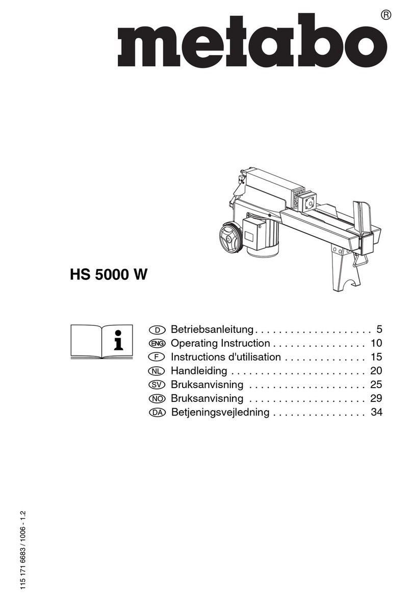 Metabo HS 5000 W Operating	 instruction