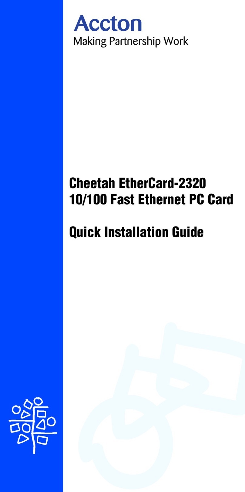 Accton Technology Cheetah EtherCard-2320 Quick installation guide