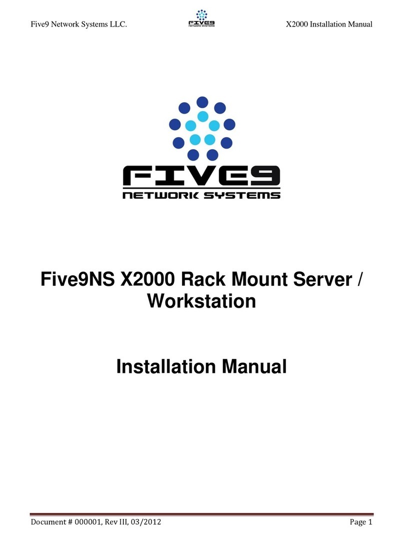 Five9NS X2000 installation manual