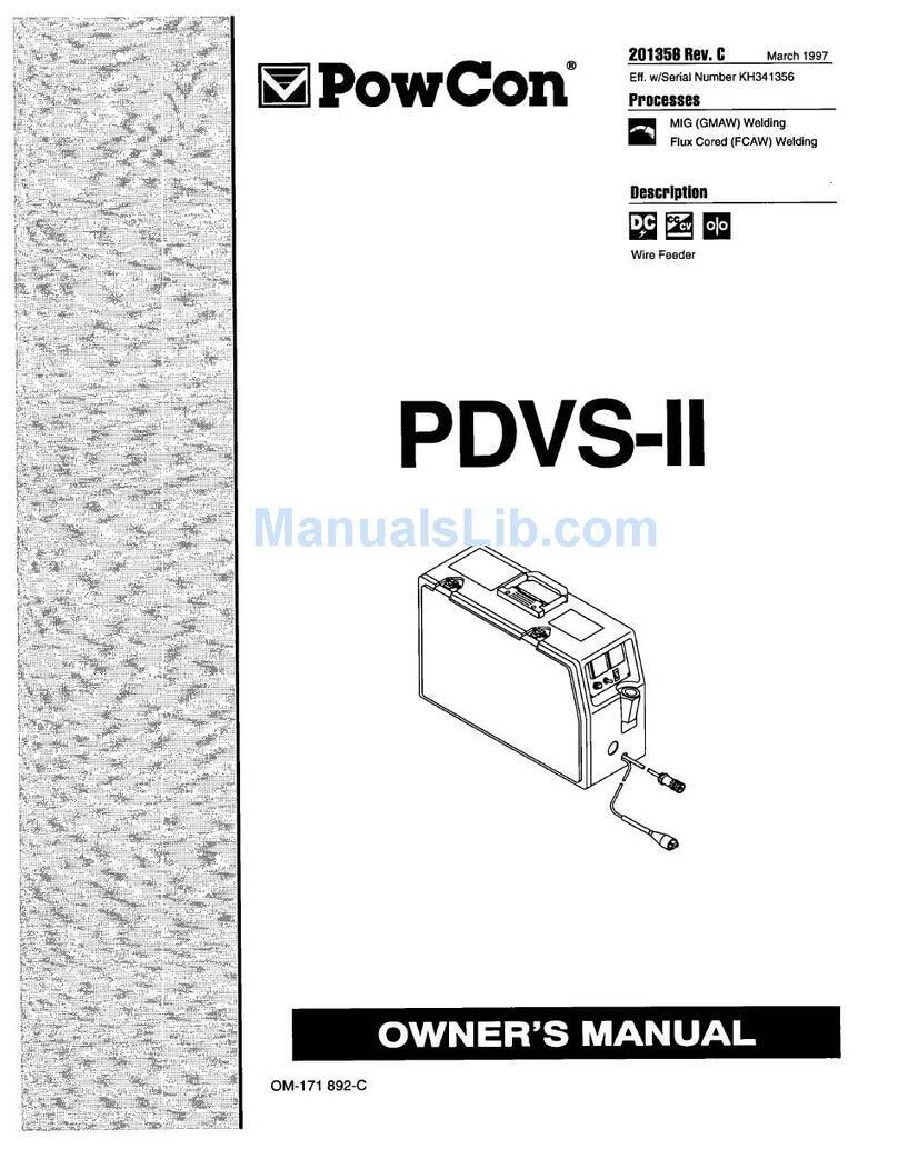 PowCon PDVS-II User manual