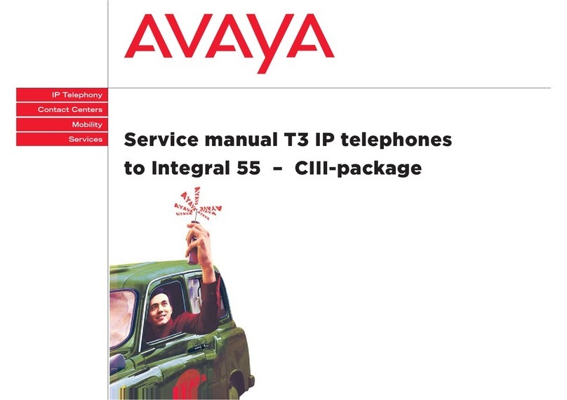 Avaya T3 IP Compact User manual Avaya T3 IP Compact User manual