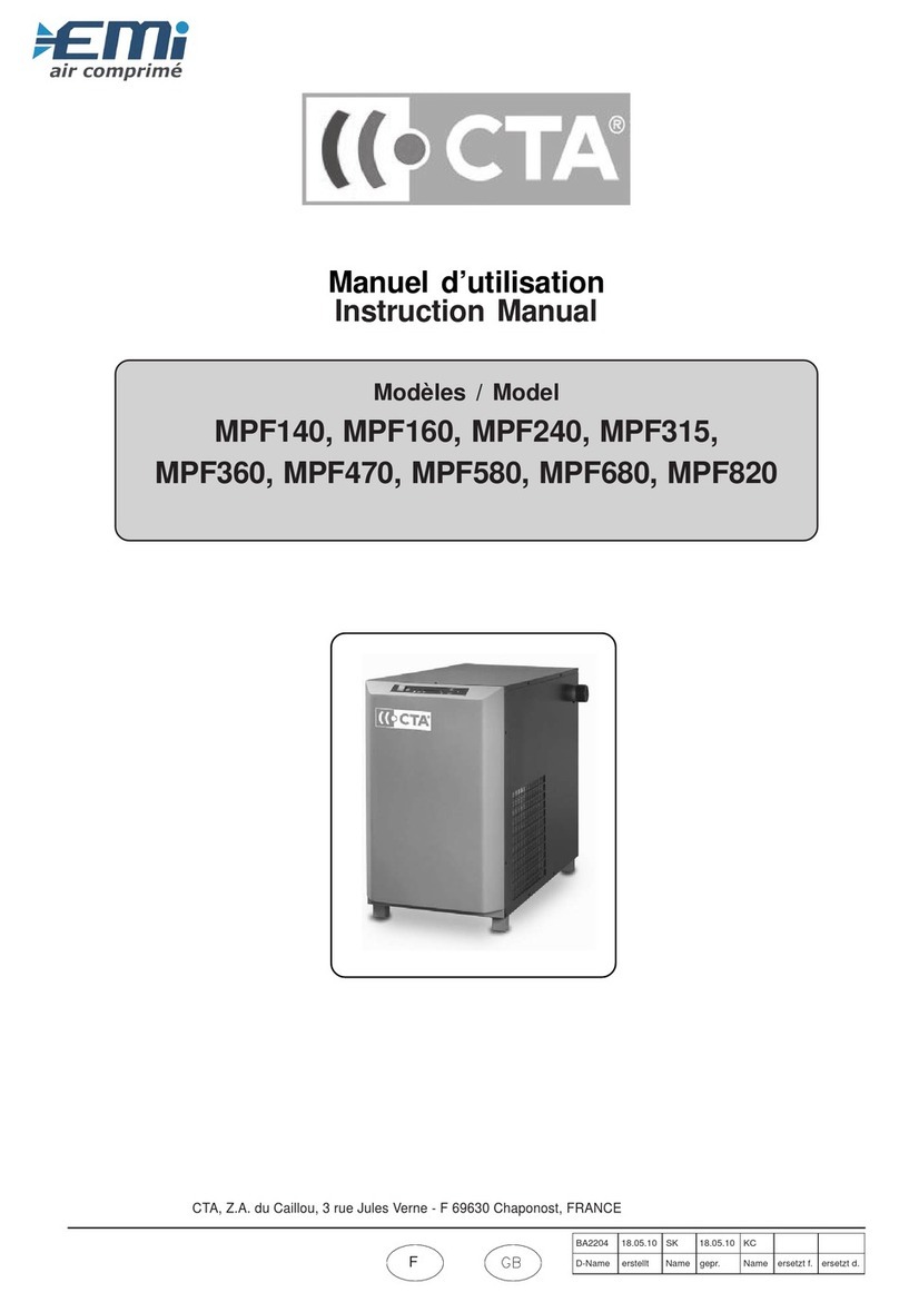 CTA MPF140 instruction manual