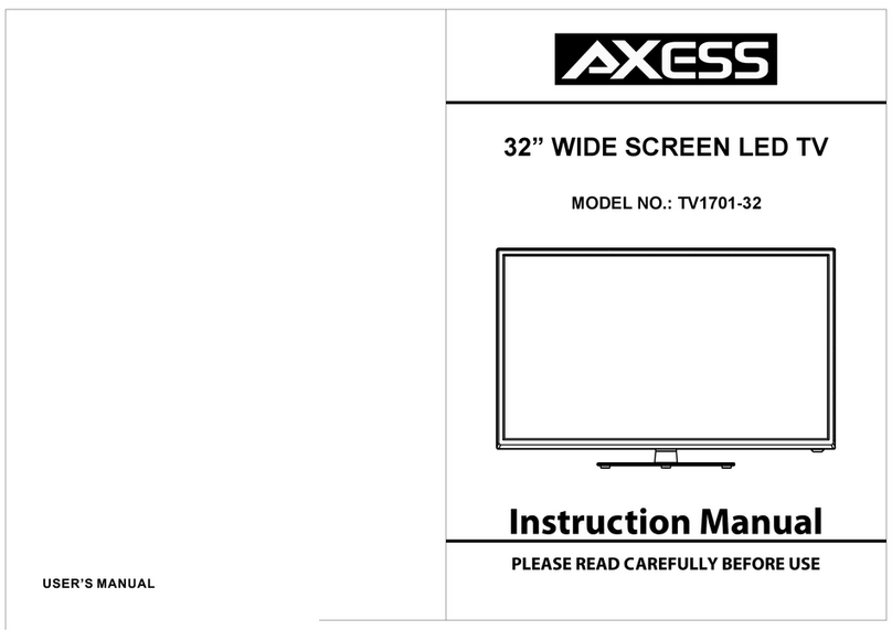 Axess TV1701-32 User manual