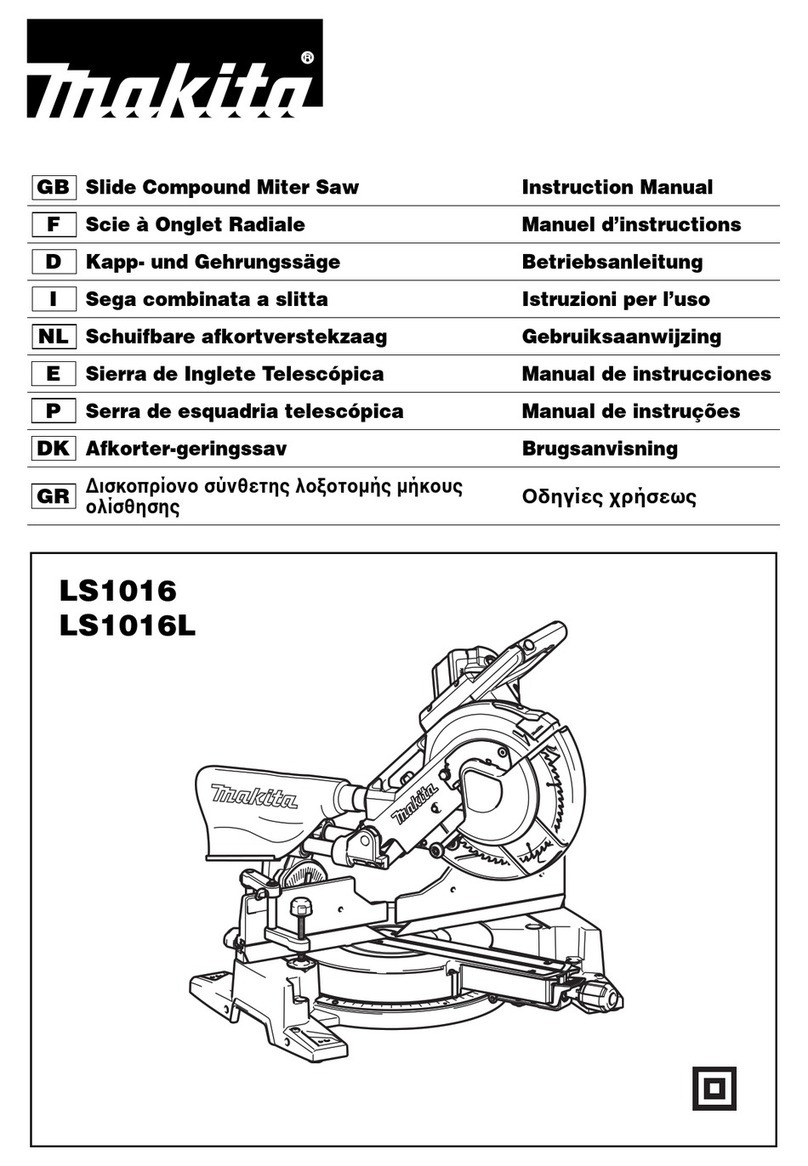 Makita LS1016 User manual Makita LS1016 User manual