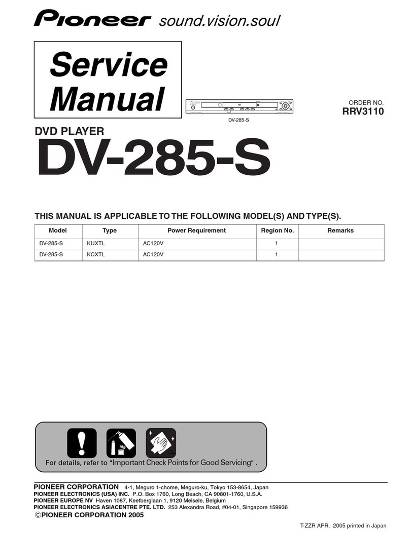 Pioneer DV-285-S User manual
