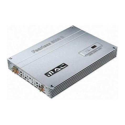 MAC Audio FEARLESS 5000 D owner's manual
